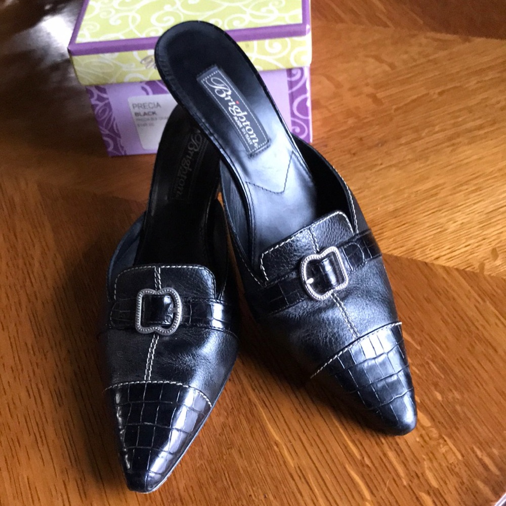 Brighton Black Precia size 8M